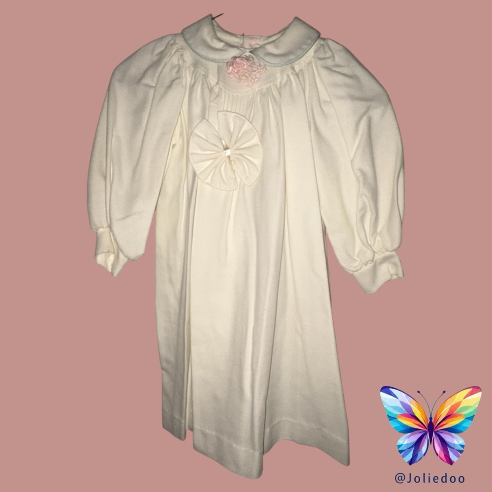 Cream Kids Formal Dress by Françoise Bouthillier